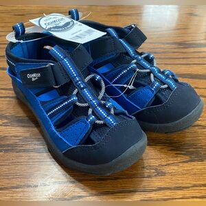 OshKosh B'gosh Toddler Everyplay Flexible Outsole Bump Toe Sandal Blue SZ 10 NWT